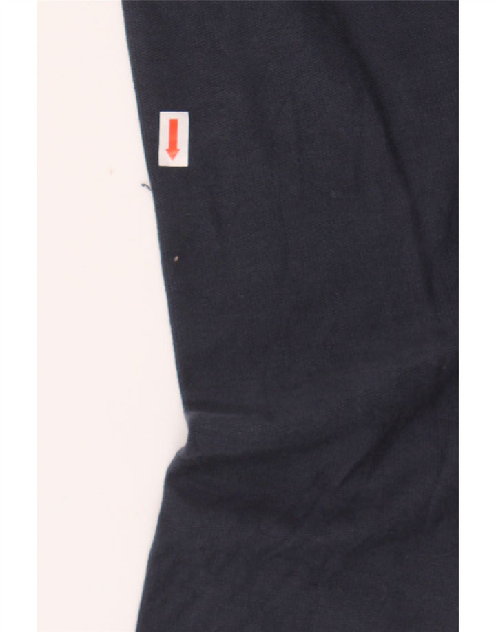 TOMMY HILFIGER Mens Graphic Sweatshirt Jumper Small Navy Blue Cotton Vintage Tommy Hilfiger and Second-Hand Tommy Hilfiger from Messina Hembry 
