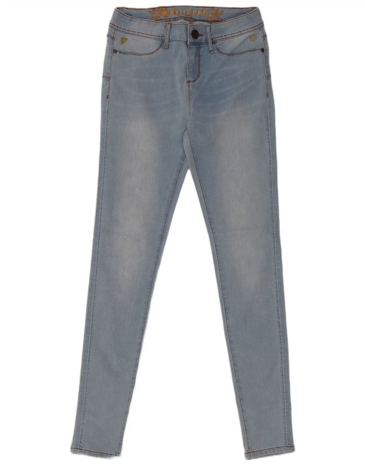 Jeans skinny da donna Desigual W27 L31 Blu