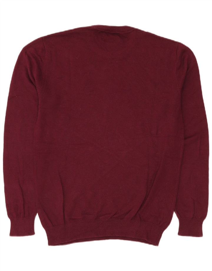 Maglione maglione girocollo da uomo Jack Wills piccolo in cotone marrone