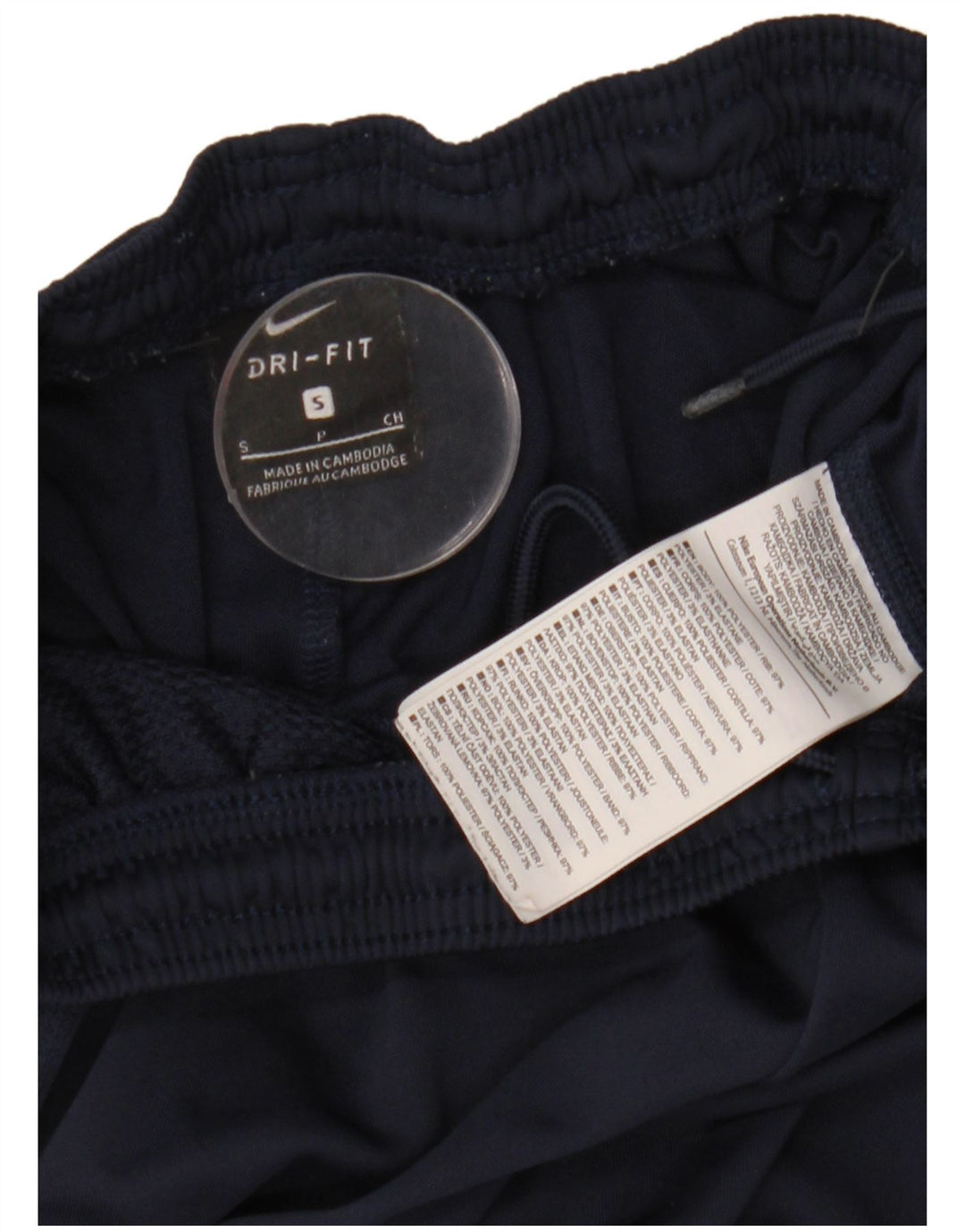Pantaloni da tuta Nike Dri Fit da uomo UK 10 Small poliestere blu navy