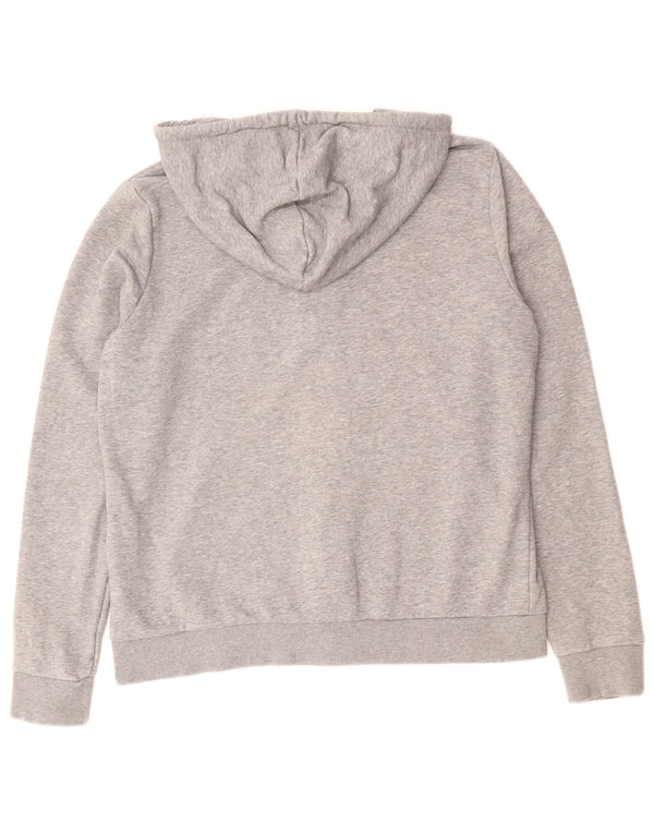 Felpa con cappuccio e zip da donna PUMA UK 18 XL Cotone grigio