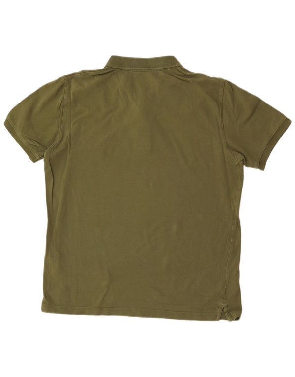 Polo da uomo Dack's grande in cotone kaki