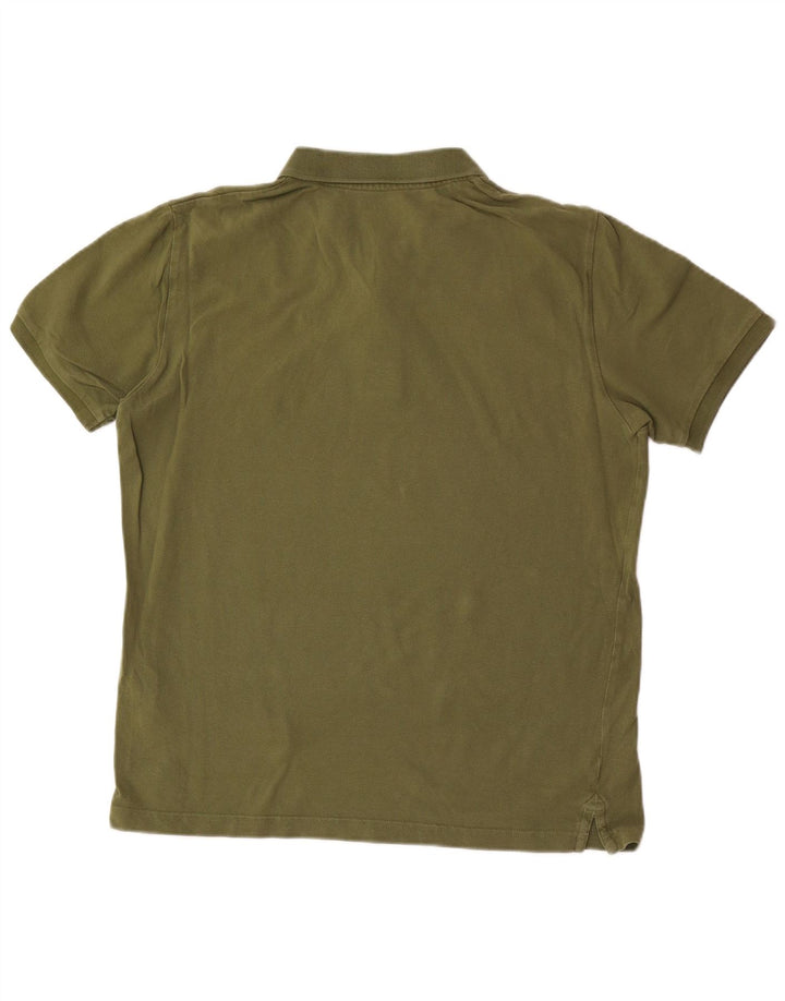 Polo da uomo Dack's grande in cotone kaki
