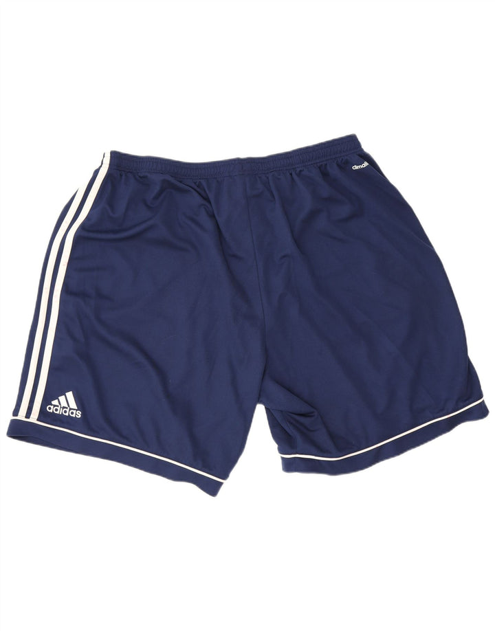 Pantaloncini sportivi Adidas Climalite da uomo 2XL poliestere blu navy