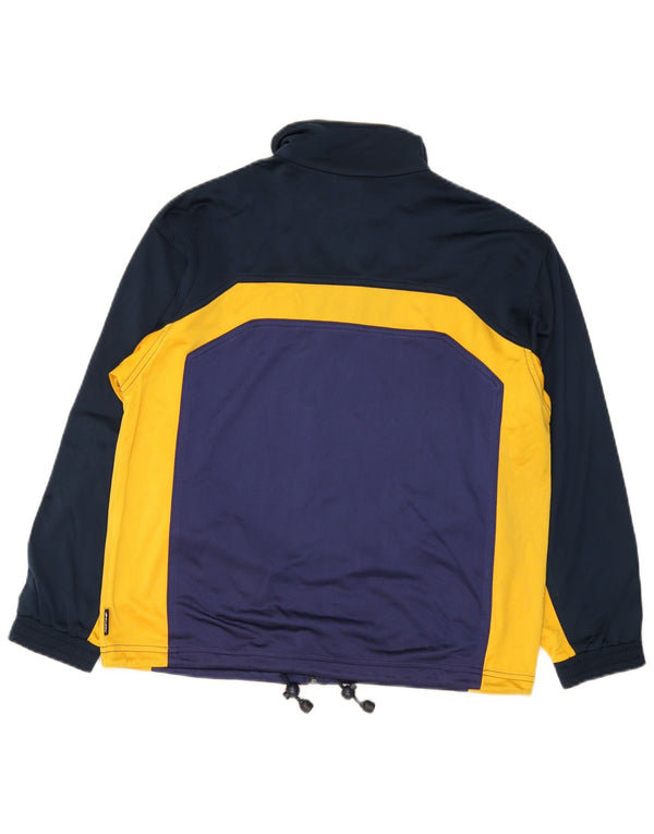 Giacca da tuta da donna Lotto UK 22 3XL Poliestere color block blu navy