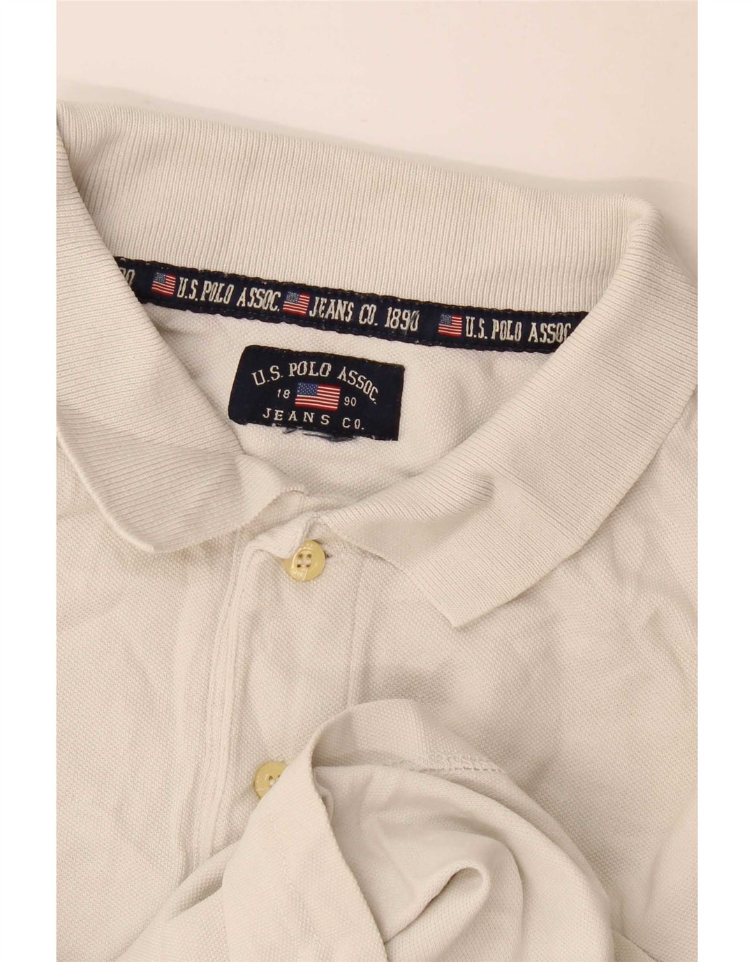 Polo Assn. Camicia da uomo grande bianca