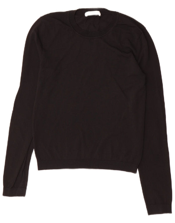Maglione maglione girocollo da donna Zara UK 10 piccolo nero
