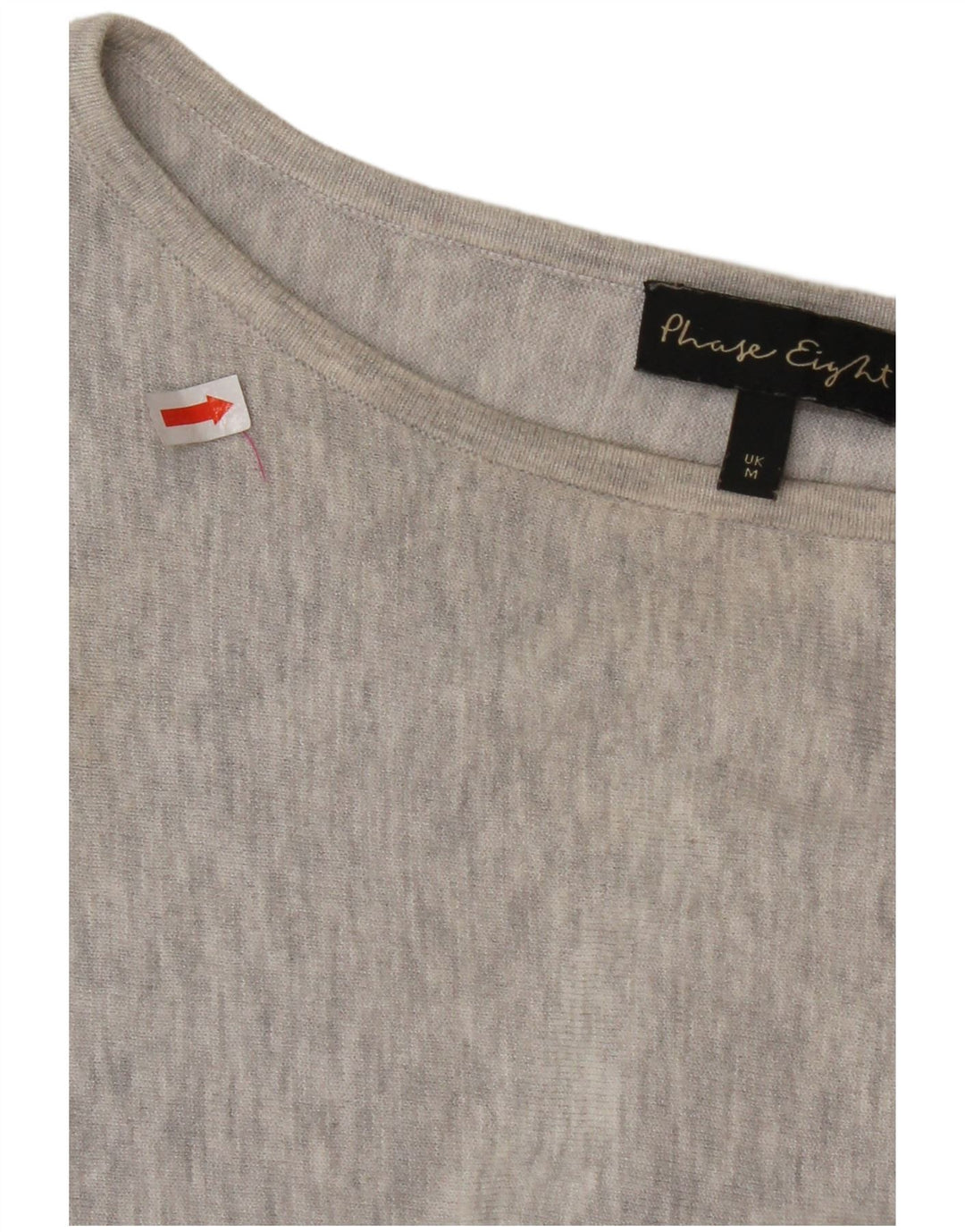 PHASE EIGHT Maglione oversize da donna con scollo a barca UK 14 Grigio medio