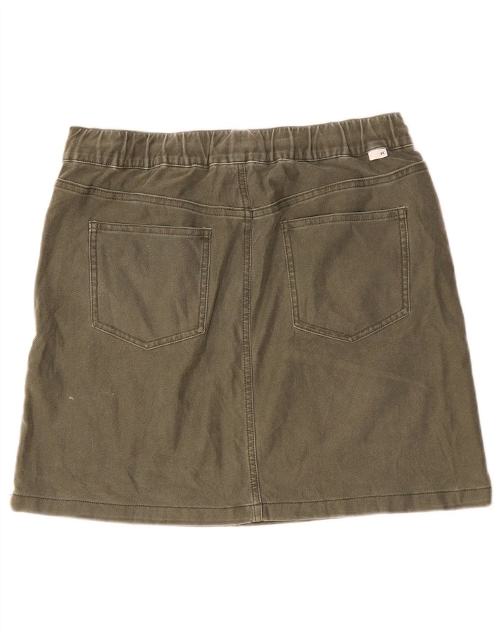 Minigonna da donna French Connection W30 cotone kaki medio