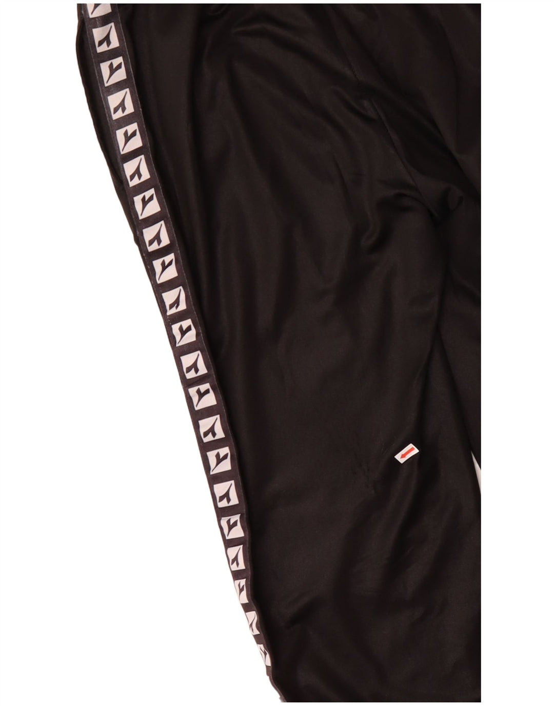 Tuta intera DIADORA da donna con grafica oversize UK 10 piccola nera