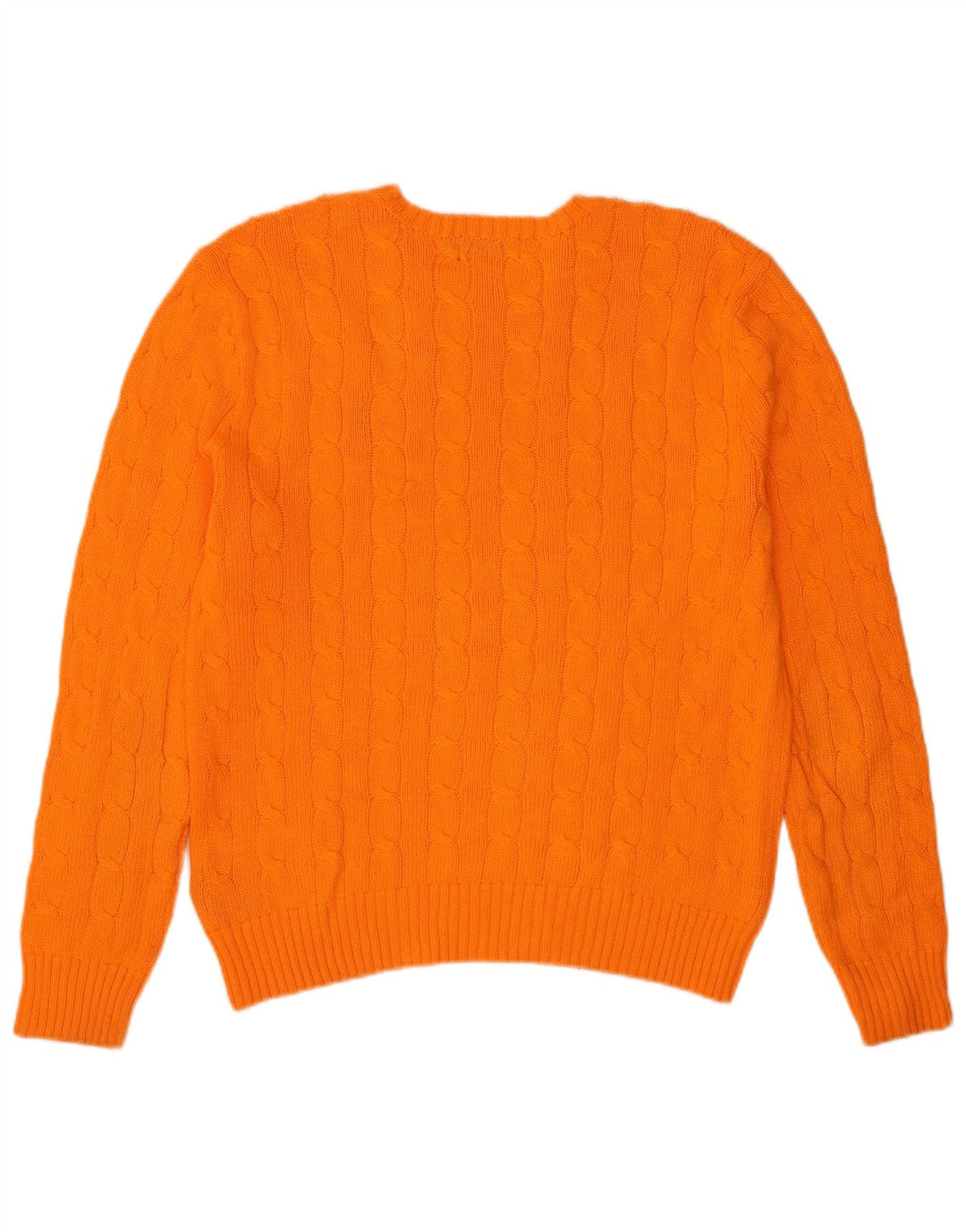 Polo Ralph Lauren Maglione girocollo da uomo in cotone arancione medio