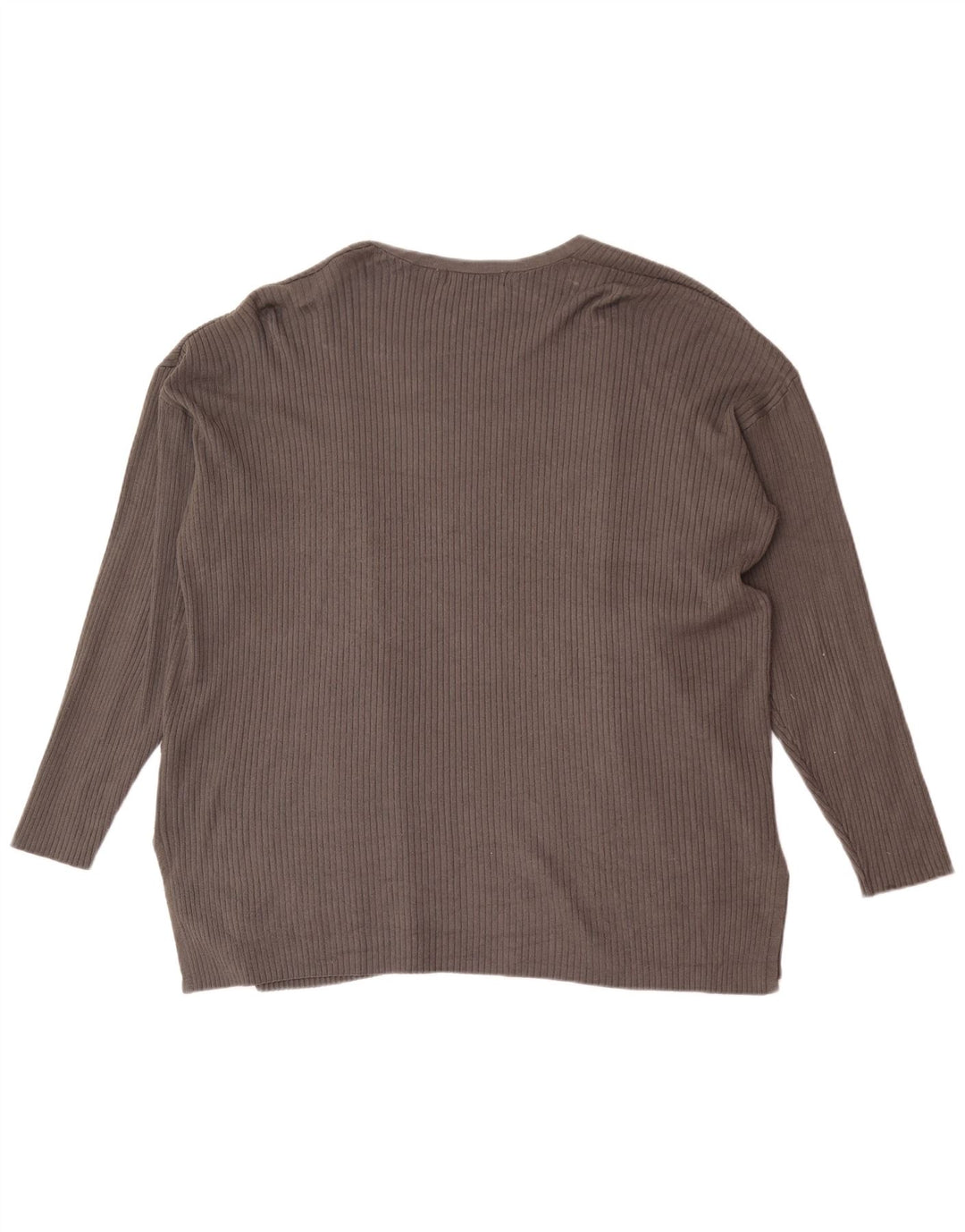 Maglione cardigan vestibilità rilassata da donna Marks & Spencer UK 14 grande grigio
