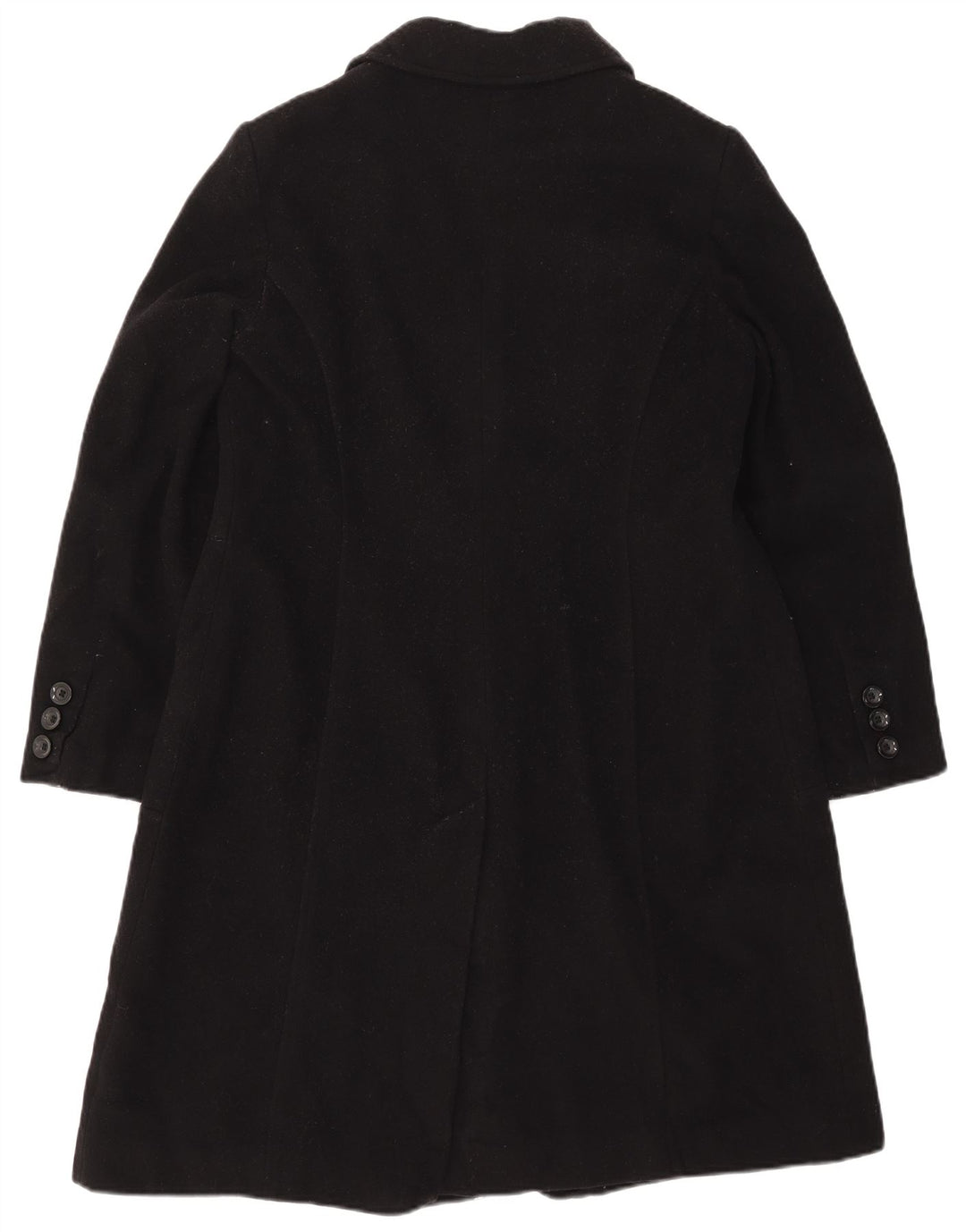 Cappotto da donna Marks & Spencer UK 16 grande lana nera
