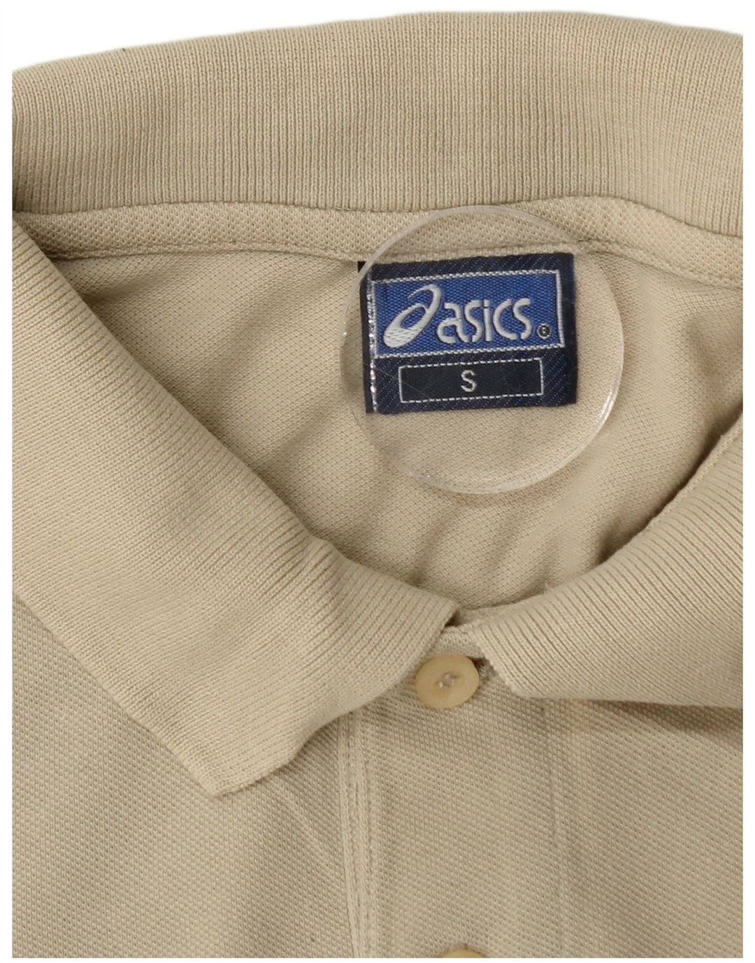Polo Asics Uomo Manica Lunga Small Beige
