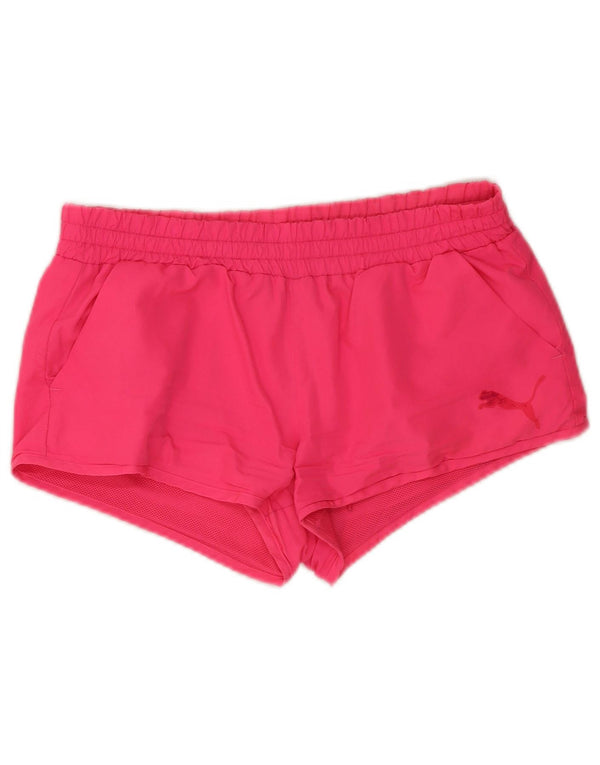 Pantaloncini sportivi da donna Puma UK 10 Small Rosa Poliestere