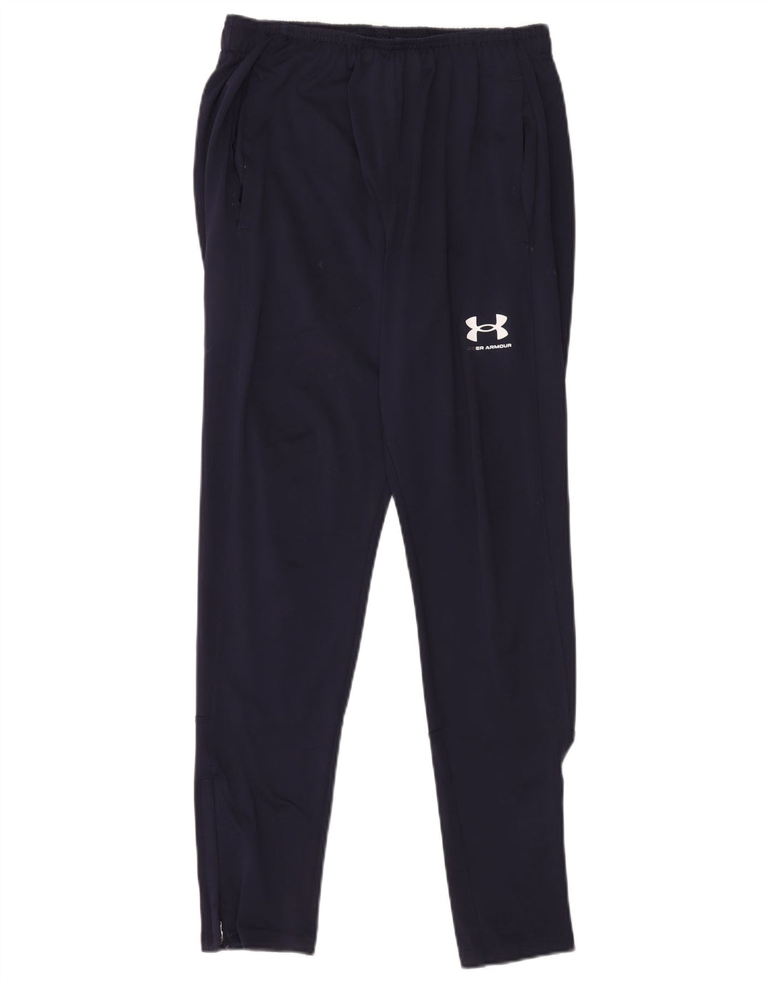 Pantaloni da tuta da uomo Under Armour poliestere medio blu navy