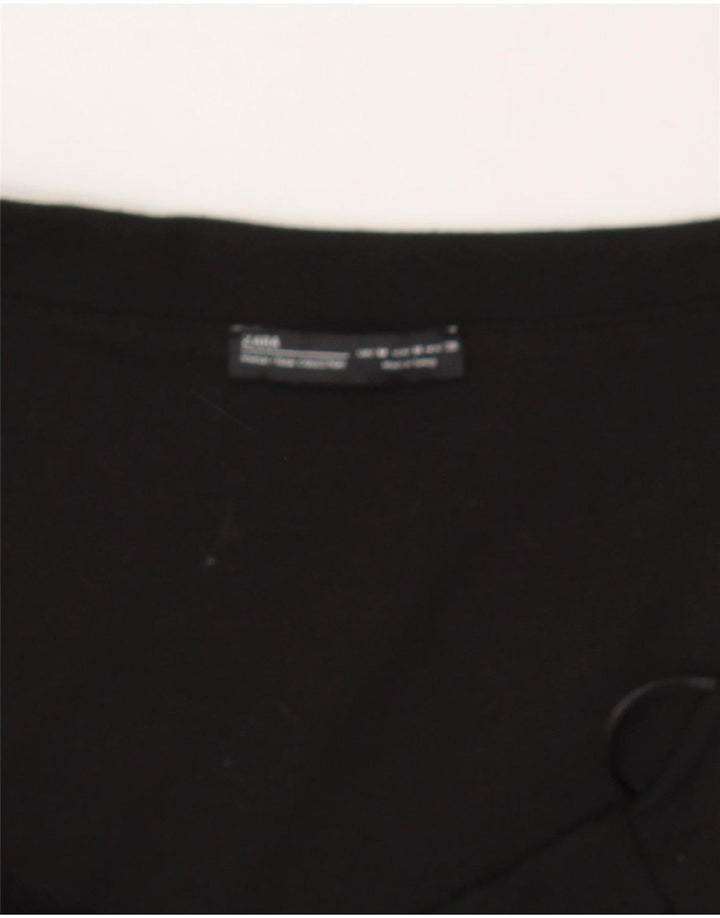 ZARA Womens Off Shoulder Dress UK 12 Medium Black Vintage Zara and Second-Hand Zara from Messina Hembry 