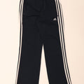 Pantaloni della tuta da ragazzo Adidas 13-14 anni in poliestere blu navy
