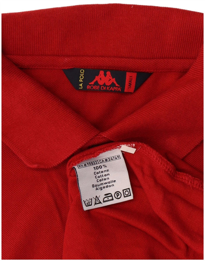 Polo Kappa Uomo Small Rossa In Cotone