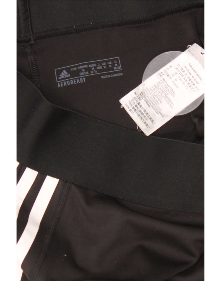 Leggings Adidas Aeroready da donna UK 12/14 Poliestere nero medio
