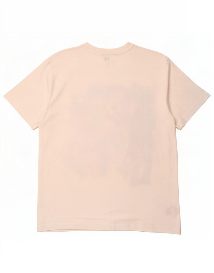Gap T-shirt grafica da uomo Top in cotone bianco medio