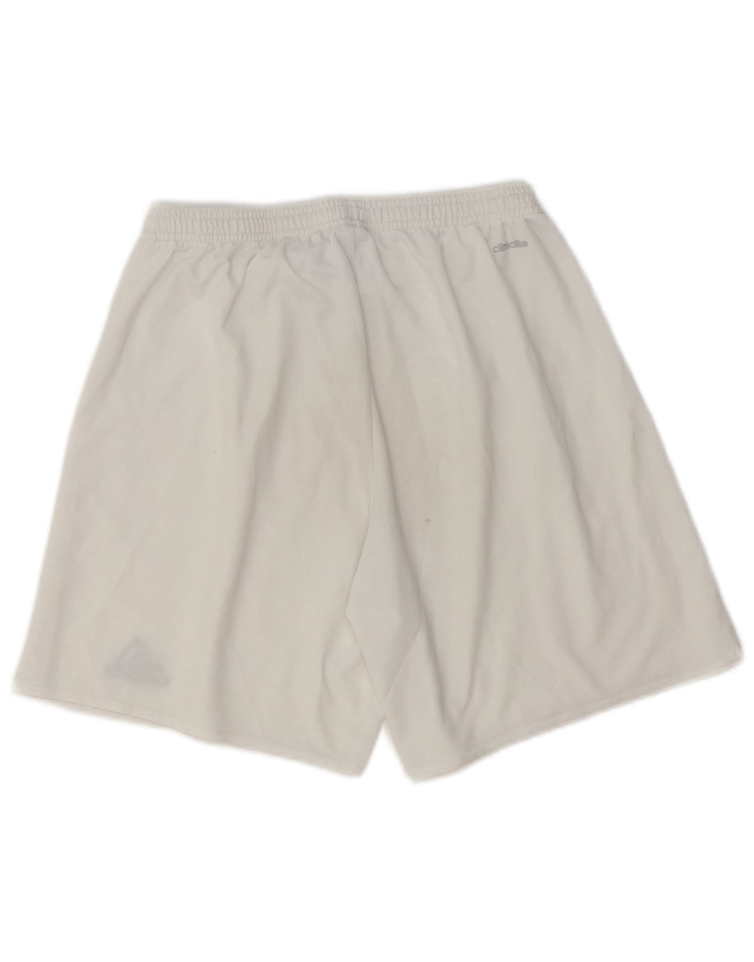 Pantaloncini sportivi Adidas Climalite da uomo di colore bianco medio in poliestere