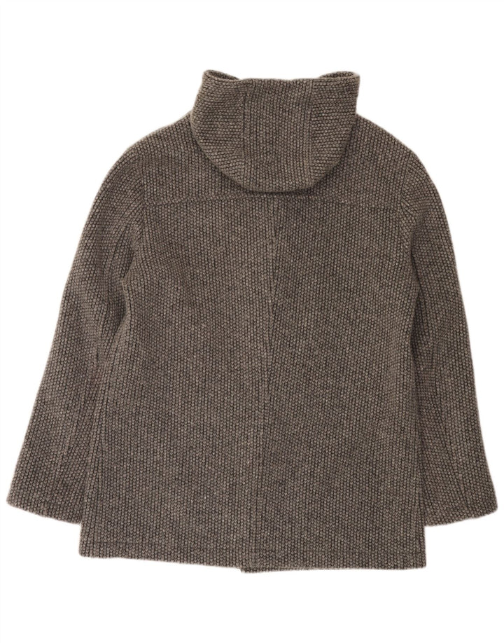 Montgomery con cappuccio da donna Desiree IT 56 3XL Lana grigia