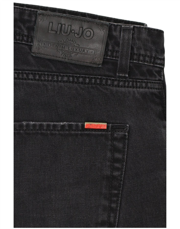 Jeans slim da uomo LIU JO W34 L30 neri