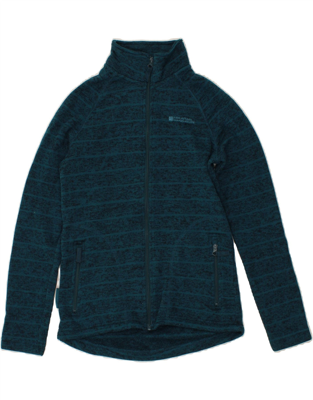 MOUNTAIN WAREHOUSE Womens Tracksuit Top Jacket UK 10 Small Blue Striped Vintage Mountain Warehouse and Second-Hand Mountain Warehouse from Messina Hembry 