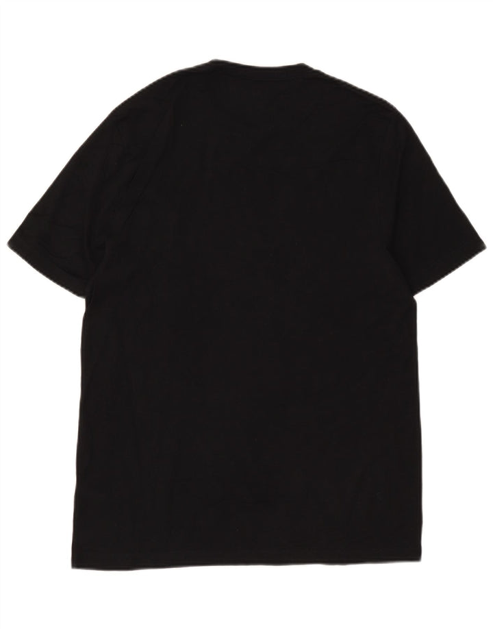 T-shirt grafica da uomo Dkny Top piccola in cotone nero