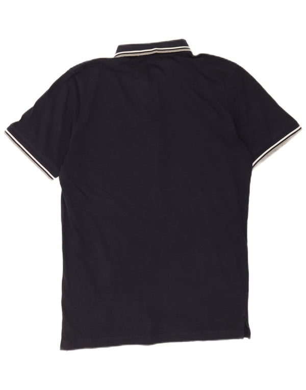 Polo da uomo Jack & Jones media blu navy