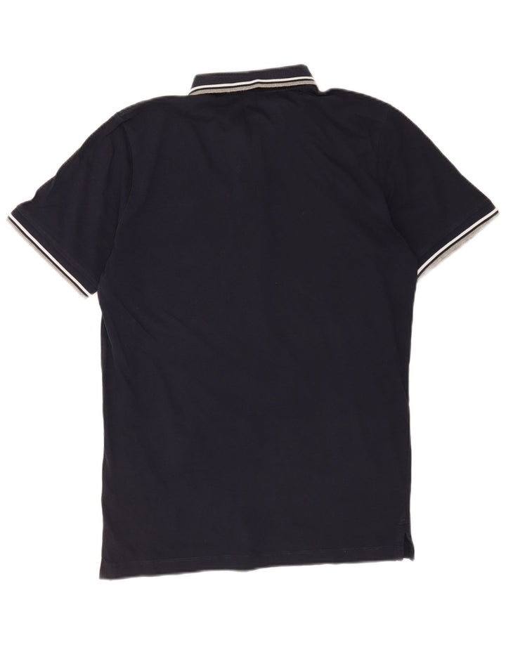 Polo da uomo Jack & Jones media blu navy