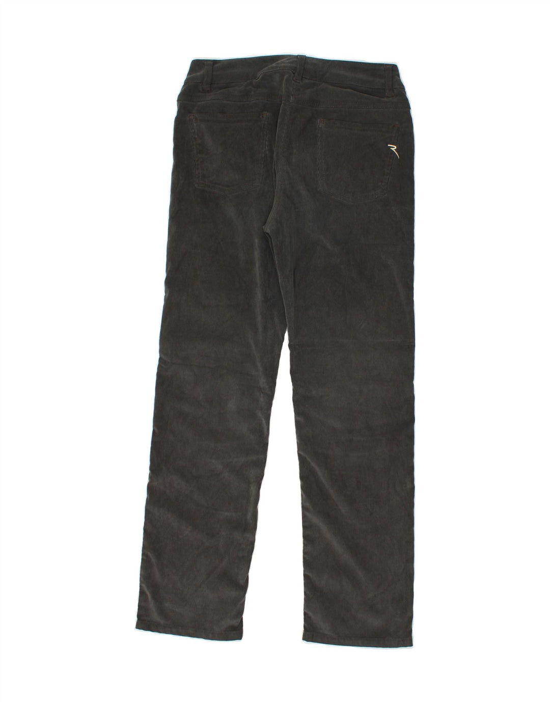 CHERVO Womens Straight Corduroy Trousers IT 44 Medium W30 L29 Grey Vintage Chervo and Second-Hand Chervo from Messina Hembry 