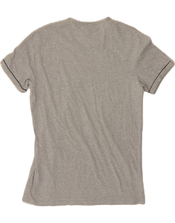 FILA Womens T-Shirt Top UK 14 Medium Grey Cotton Vintage Fila and Second-Hand Fila from Messina Hembry 