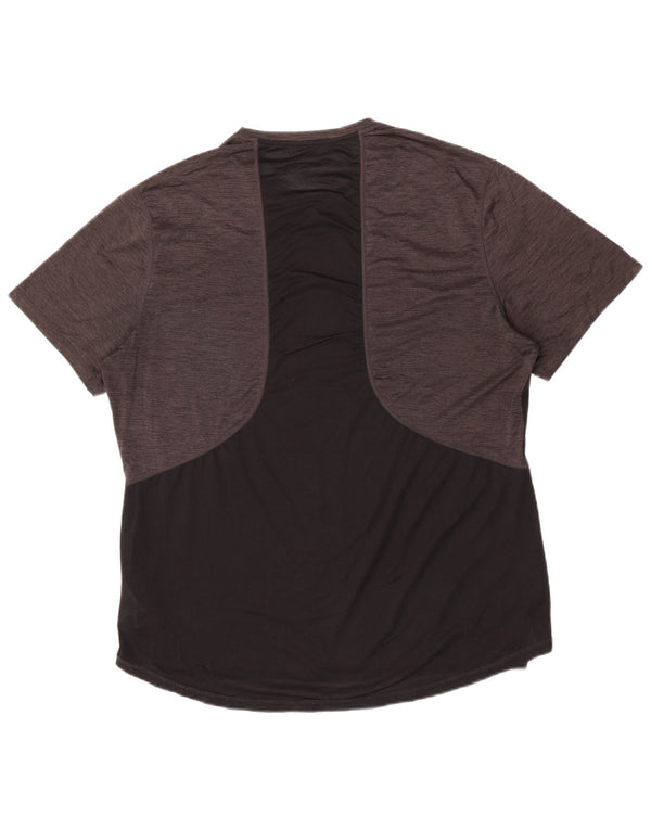 T-shirt da uomo Umbro Top 2XL Poliestere color block grigio