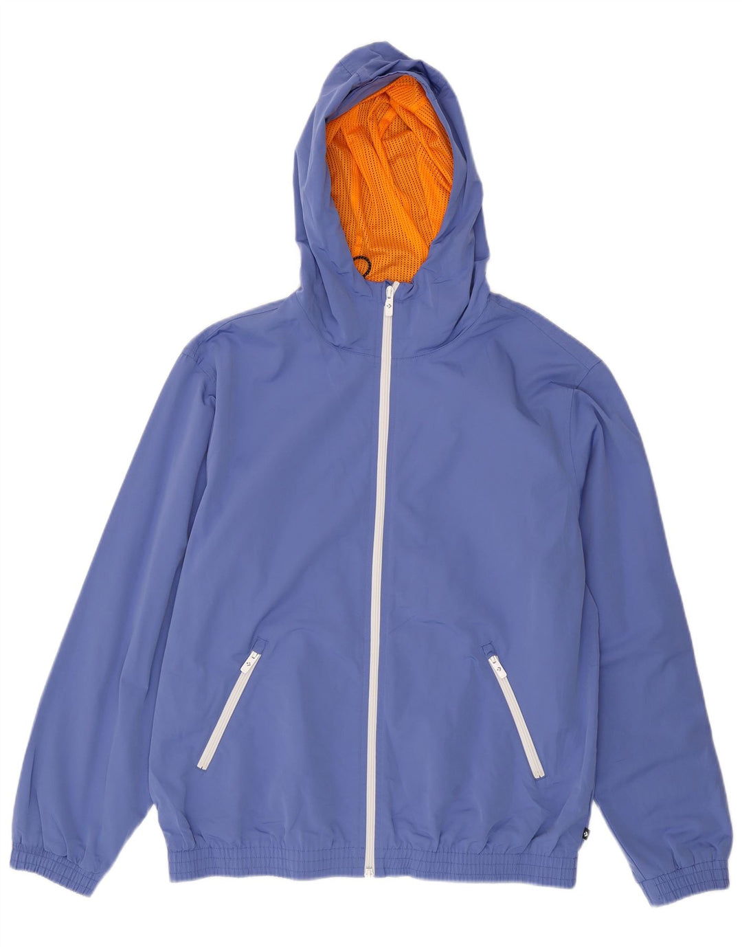 Giacca da ginnastica da uomo con cappuccio grafico Converse Large Blue Colourblock