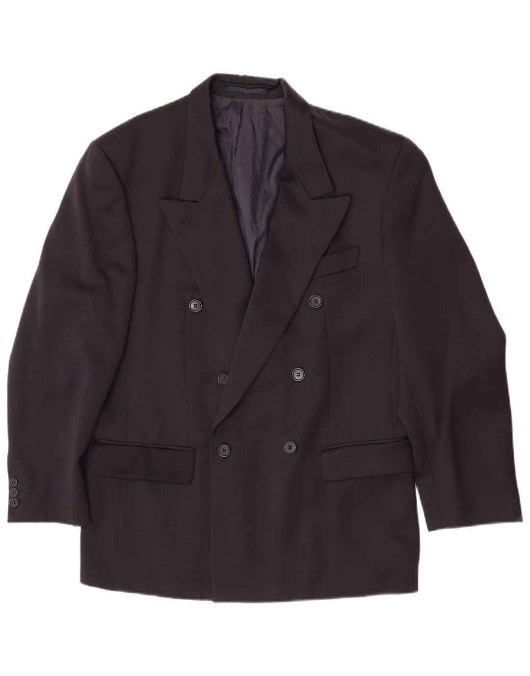 Giacca blazer doppiopetto da uomo Hugo Boss EU 48 medio blu navy