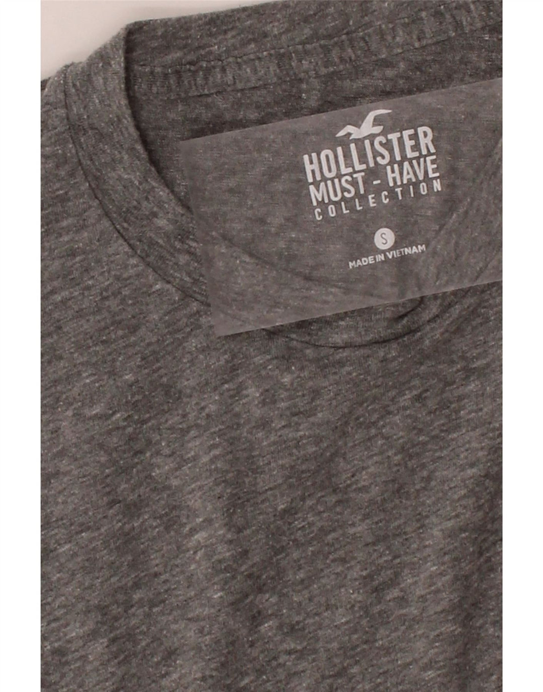 HOLLISTER Mens T-Shirt Top Small Grey Vintage Hollister and Second-Hand Hollister from Messina Hembry 