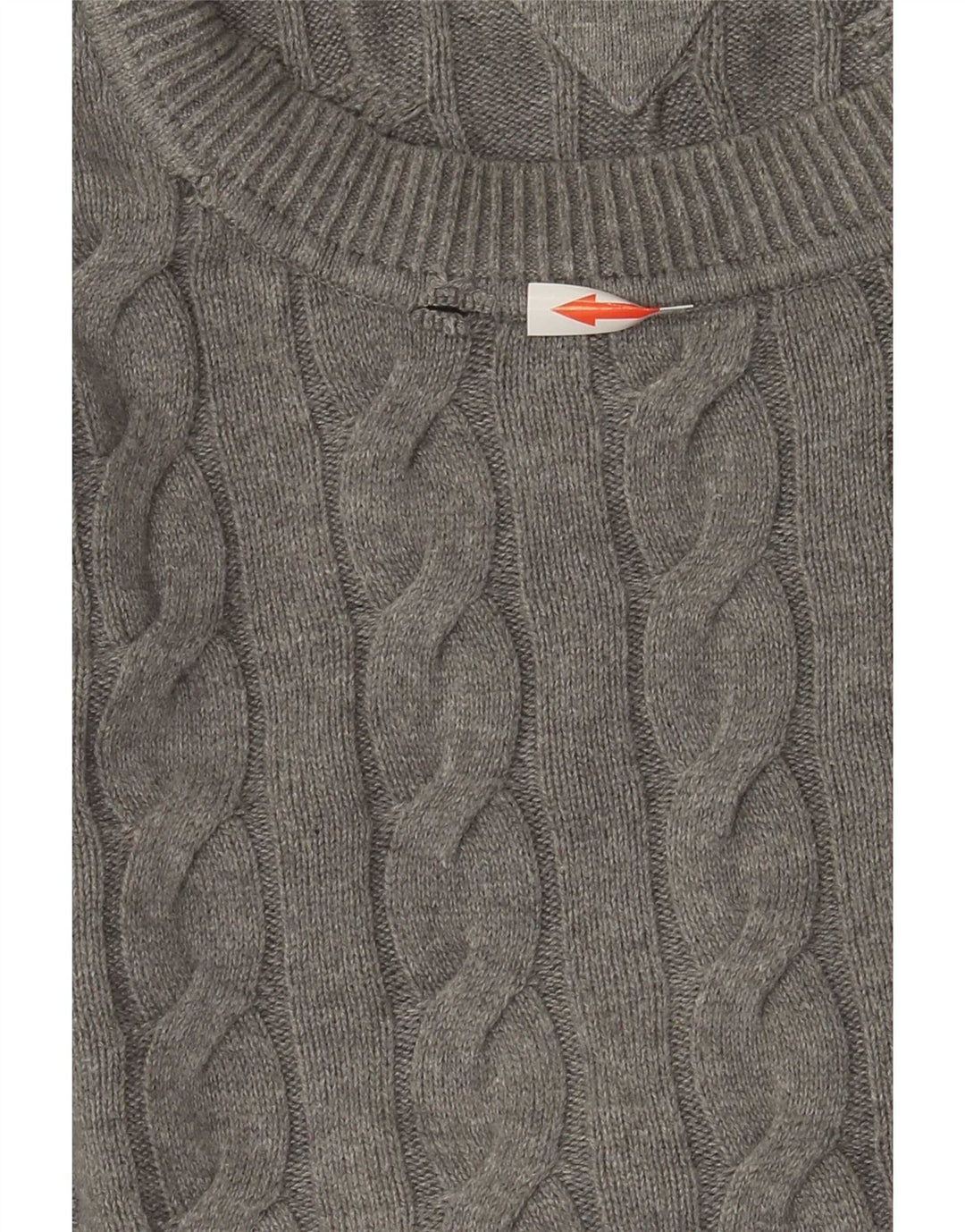 Maglione maglione girocollo da uomo Tommy Hilfiger in cotone grigio medio
