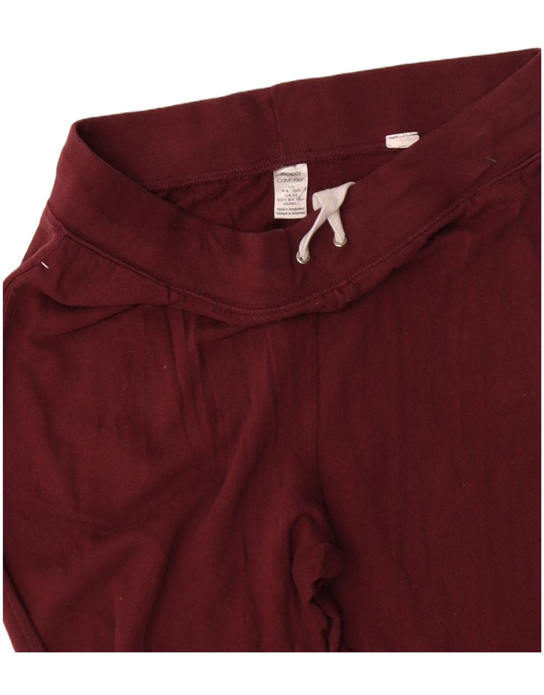 CALVIN KLEIN Pantaloni da tuta con grafica da uomo Joggers Large Bordeaux