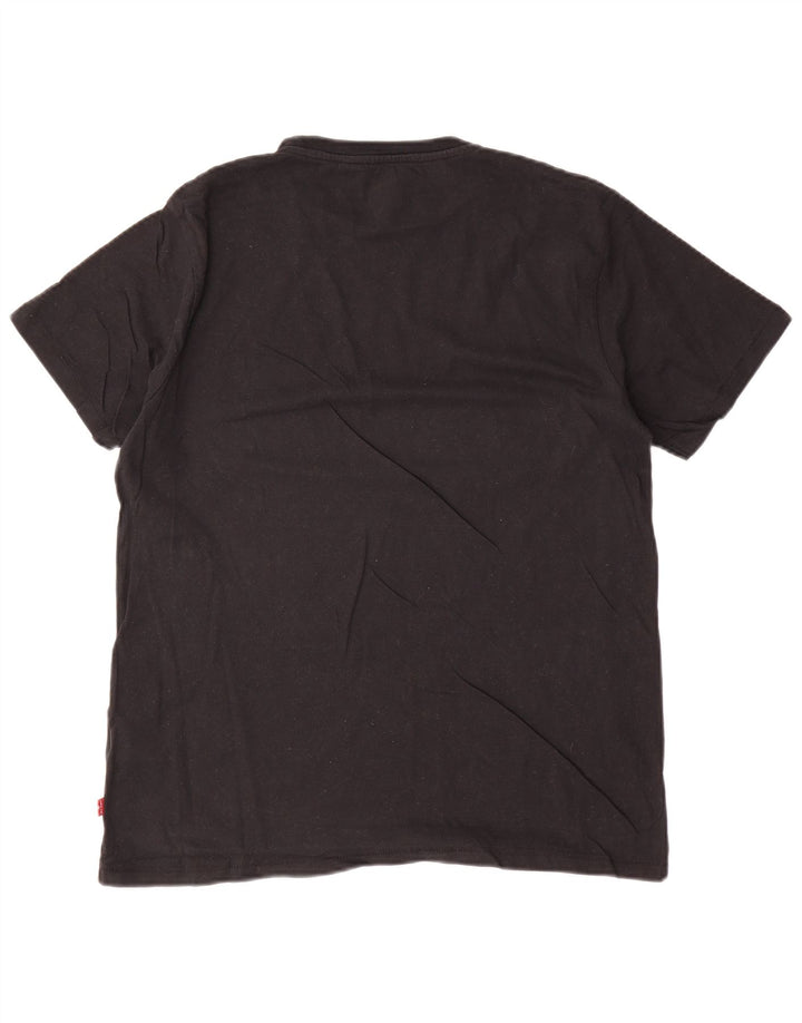 T-shirt grafica da uomo Levi's Top in cotone nero medio