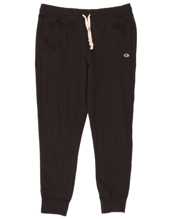 Pantaloni da tuta da uomo Champion Joggers grandi in cotone nero