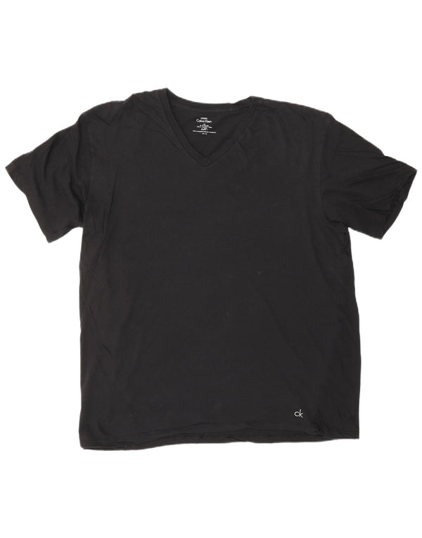 CALVIN KLEIN T-shirt da uomo grande grande nera