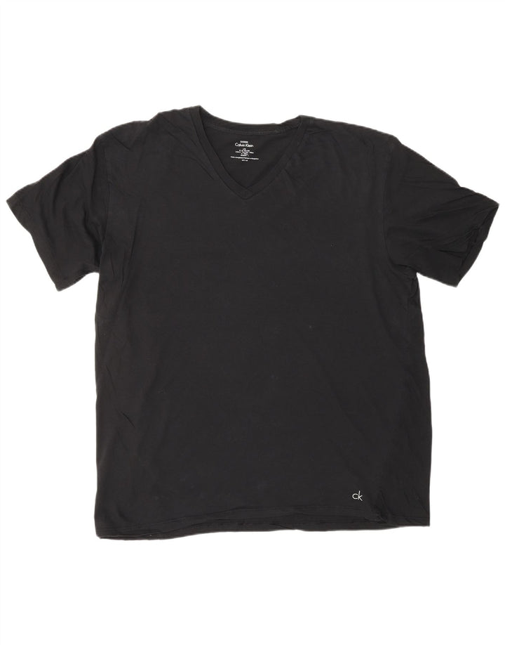 CALVIN KLEIN T-shirt da uomo grande grande nera