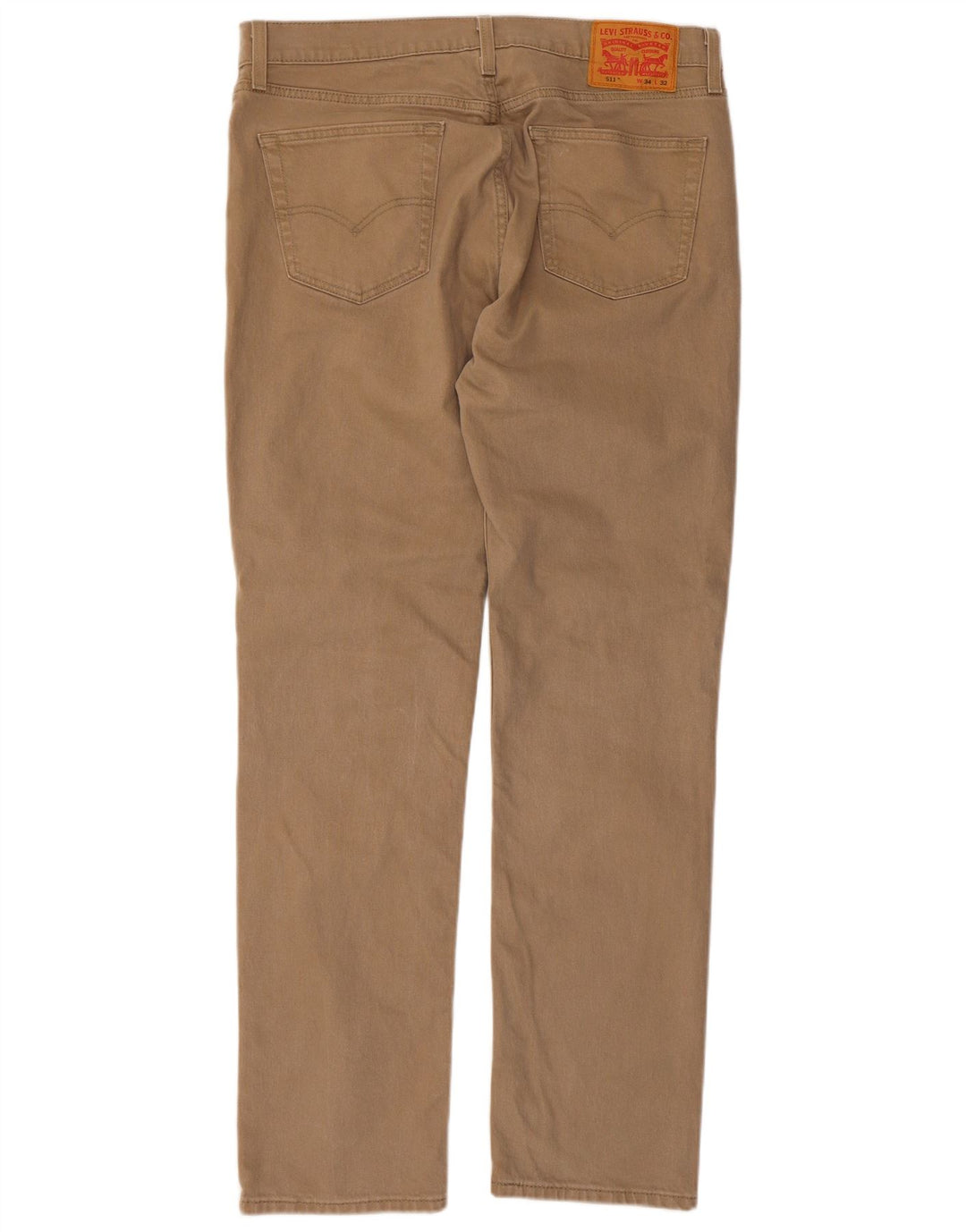 Jeans Levi's Uomo 511 Slim W34 L32 Cotone Beige