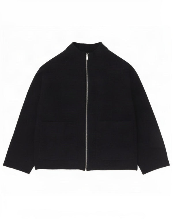 Maglione cardigan oversize da donna Cos UK 6 XS lana blu navy
