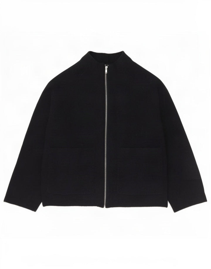 Maglione cardigan oversize da donna Cos UK 6 XS lana blu navy