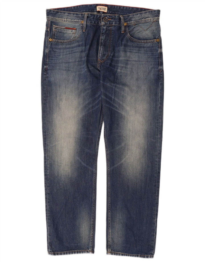 Jeans dritti da uomo Tommy Hilfiger W36 L30 cotone blu