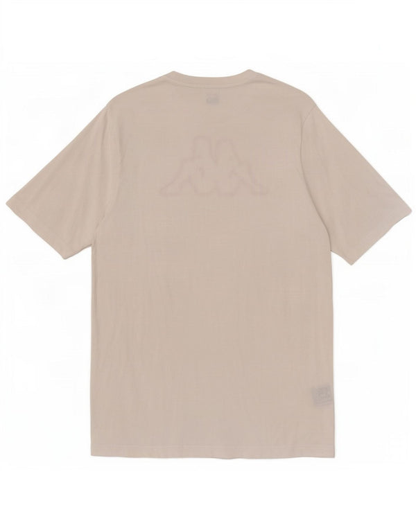 T-shirt grafica da uomo Kappa Top grande in cotone bianco