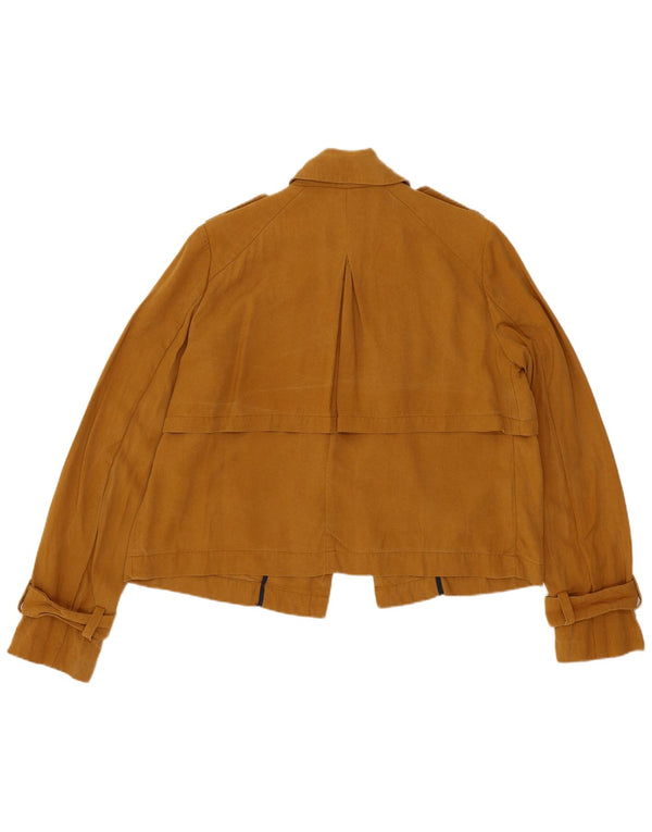 Giacca militare vestibilità ampia da donna Zara UK 6 XS Lyocell marrone